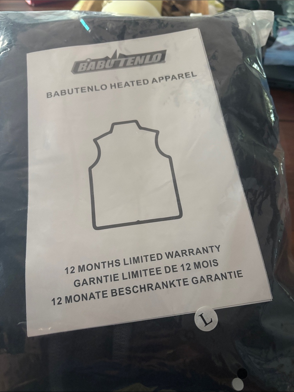 BABUTENLO Heated Apparel Vest - Black